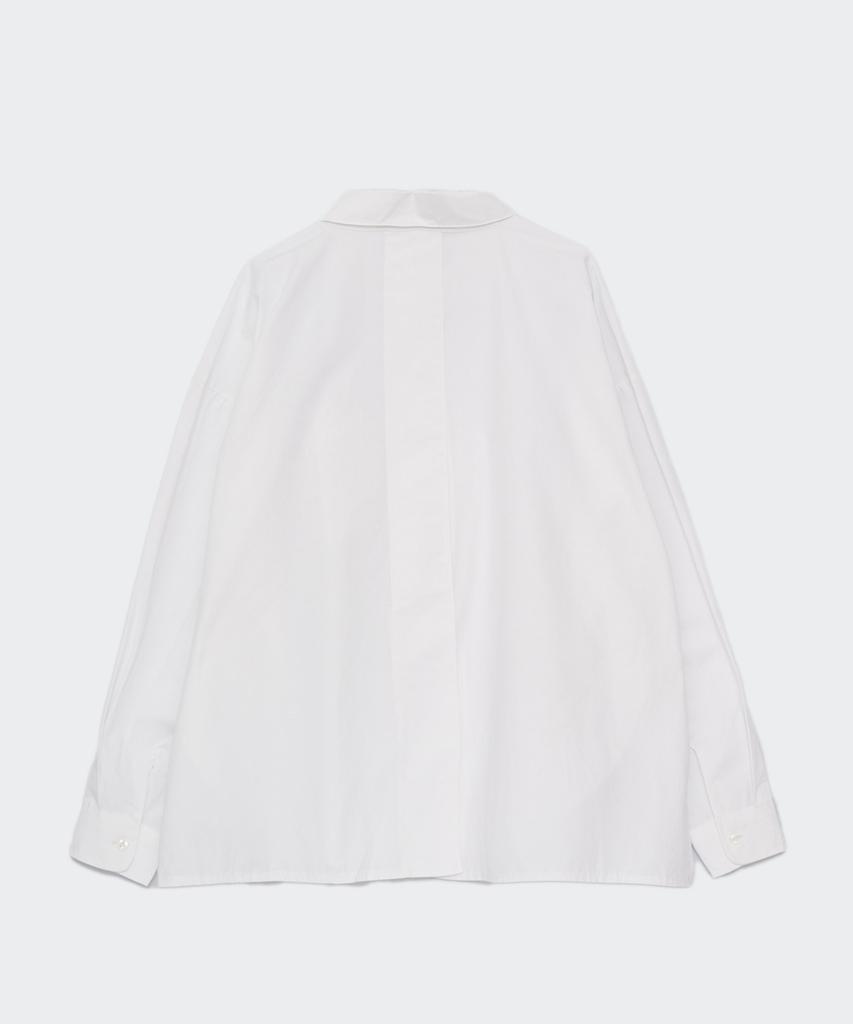 NEALIZE Oversized Cotton Shirt White