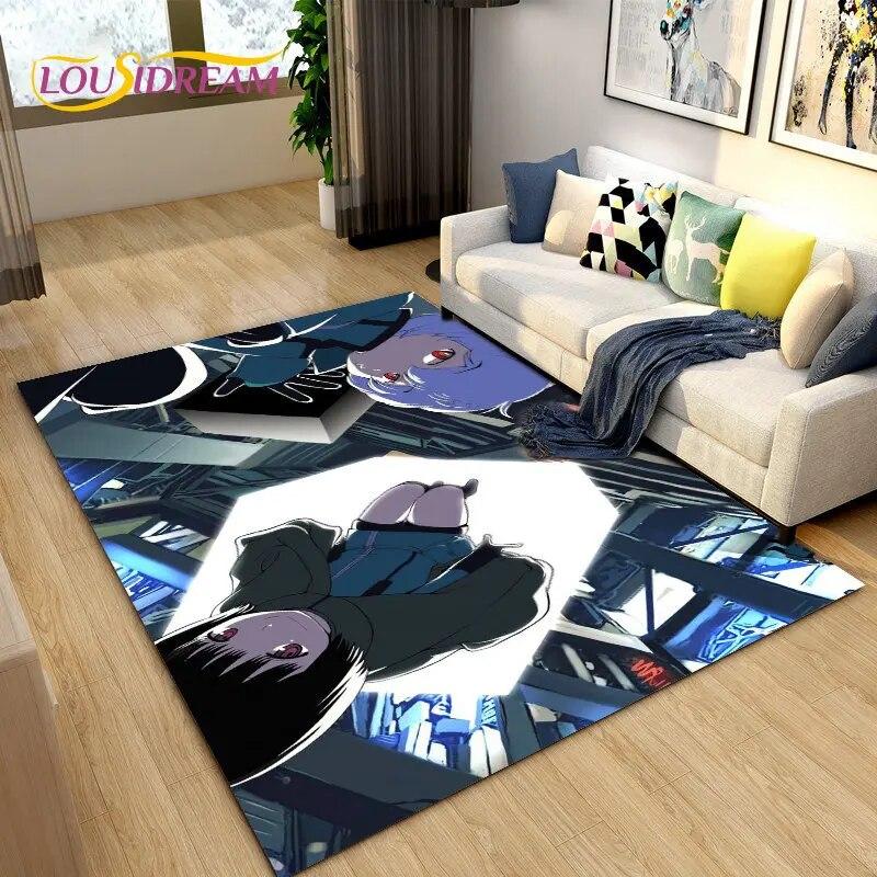 World Trigger Аниме Мультфильм Коврик, Коврик для гостиной Спальня Диван Коврик Украшение, Дети играют Нескользящий напольный коврик