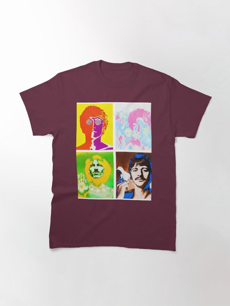 John Lennon Beatles Ringo, Paul, George, John Classic T-Shirt