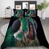 New Fashion Bed Covers Set Dradonfly Printing Home Bedclothes 2/3 Pcs Bedding Suit Insect Comforter Duvet Covers Pillowcase