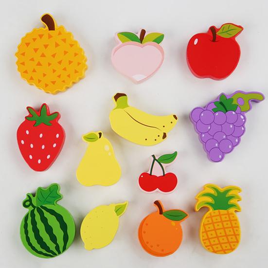 Деревянный блок-головоломка с животными Игра-головоломка Открытое воображение Дизайн Раннее образование Просвещение Сопоставление форм