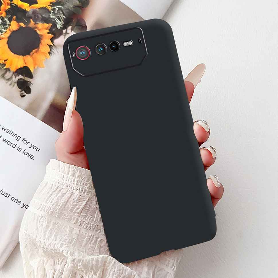 For Asus ROG Phone 6 6.78" Case Dragon Cartoon Rabbit Soft Silicone TPU Black Cover For Asus ROG 6 AI2201_C Bumper Phone Shell