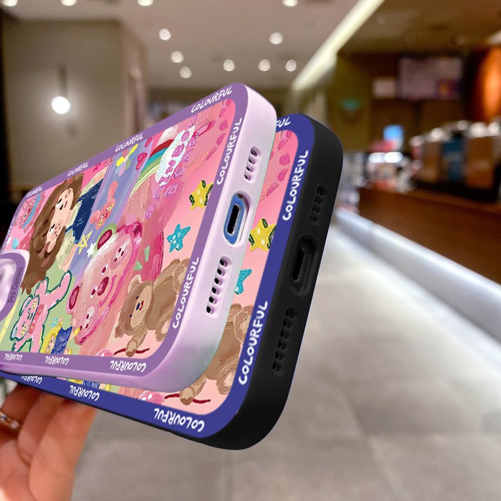 Чехол для телефона Мягкий резиновый корпус из ТПУ для мобильного телефона Полное покрытие Защита камеры Дизайн Противоударный чехол для Samsung