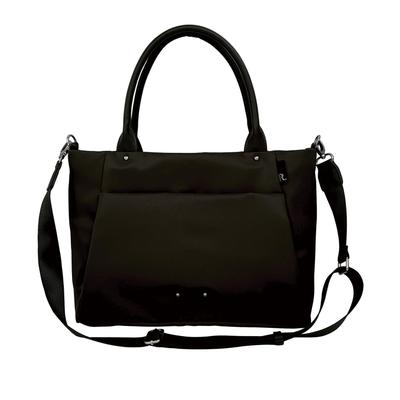 Сумка Tote Water Free A4 1067 02 черная [Rootote], водоотталкивающая, женская, красивая, стоячая, деловая, LT.Arquatre Wide.Ensemble-A