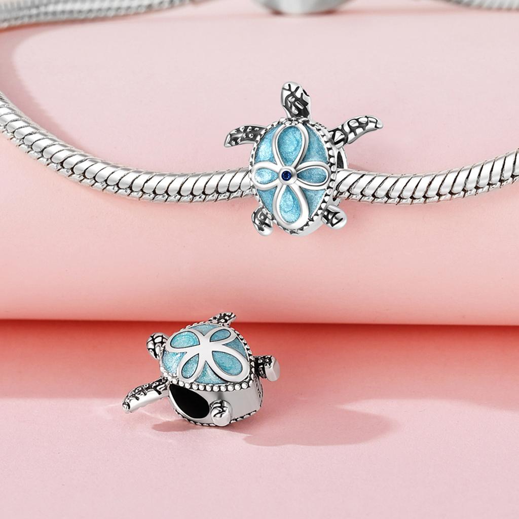 Оригинальный медный шарм Морской краб Черепаха Морская звезда Шармы Бусины Подходят для браслета Ожерелья Изготовление бижутерии Ювелирный подарок