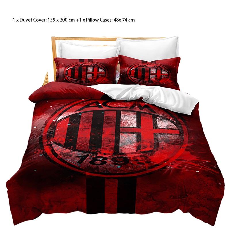 Роскошный 3D Комплект Постельного Белья с Цифровой Печатью для Футбольных Фанатов Оптовый Комплект Постельного Белья для Футбольных Энтузиастов