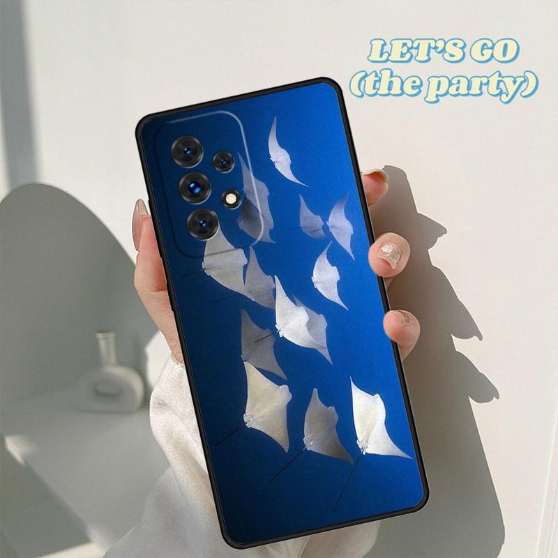 Чехол для телефона с изображением ската Для Samsung Galaxy A42 A31 A40 A51 A71 A32 A80 A91 A52 A72 A73 A20e A21S A50 A70 A11 A12 Чехол