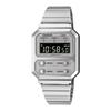 Digital Watch Retro Design A100WE-7B Men's International Model Silver Gray [Parallel Import]
