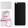 apgo Защитная наклейка для задней панели, совместимая с Apple iPhone 6s Plus, пленка для обертывания, фольга, винил - узор Carbon Black