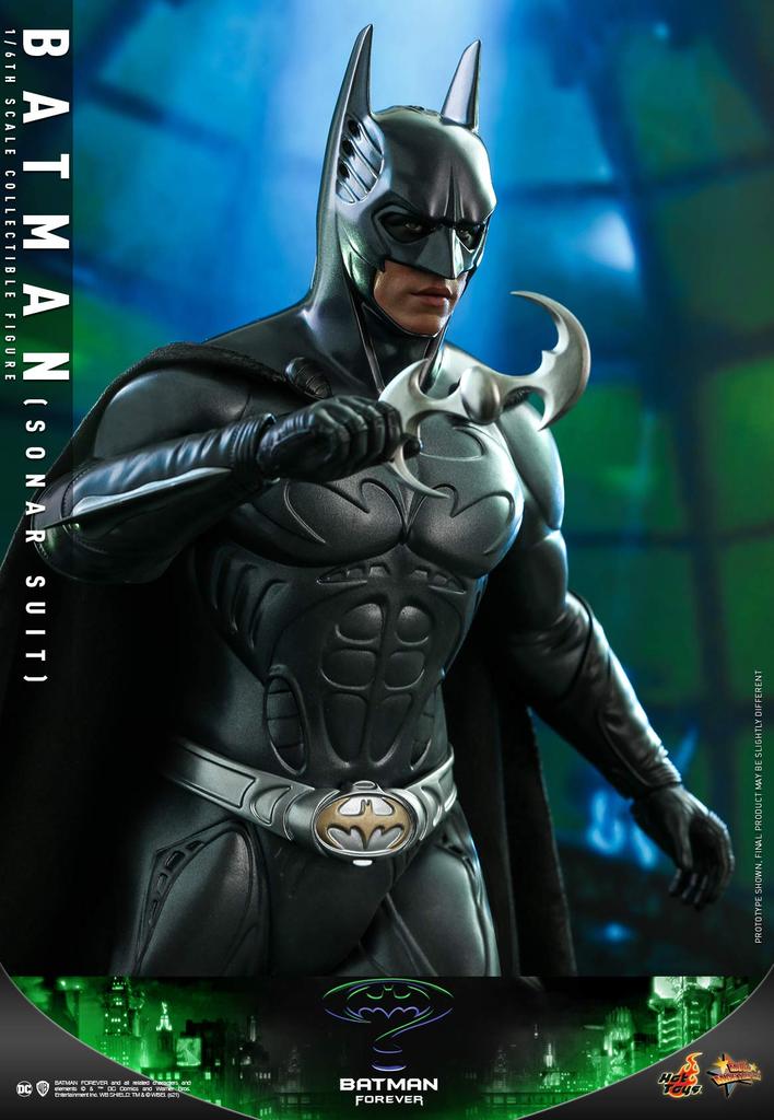 Movie Masterpiece Batman Forever Batman Suit Scale Figure Black (Sonar Version) 1/6