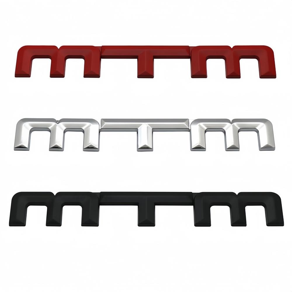 1pcs Alloy MTM Logo Car Sticker Rear Tail Badge Emblem For for VW Golf Passat Jetta Touareg Tiguan Polo CC CW8