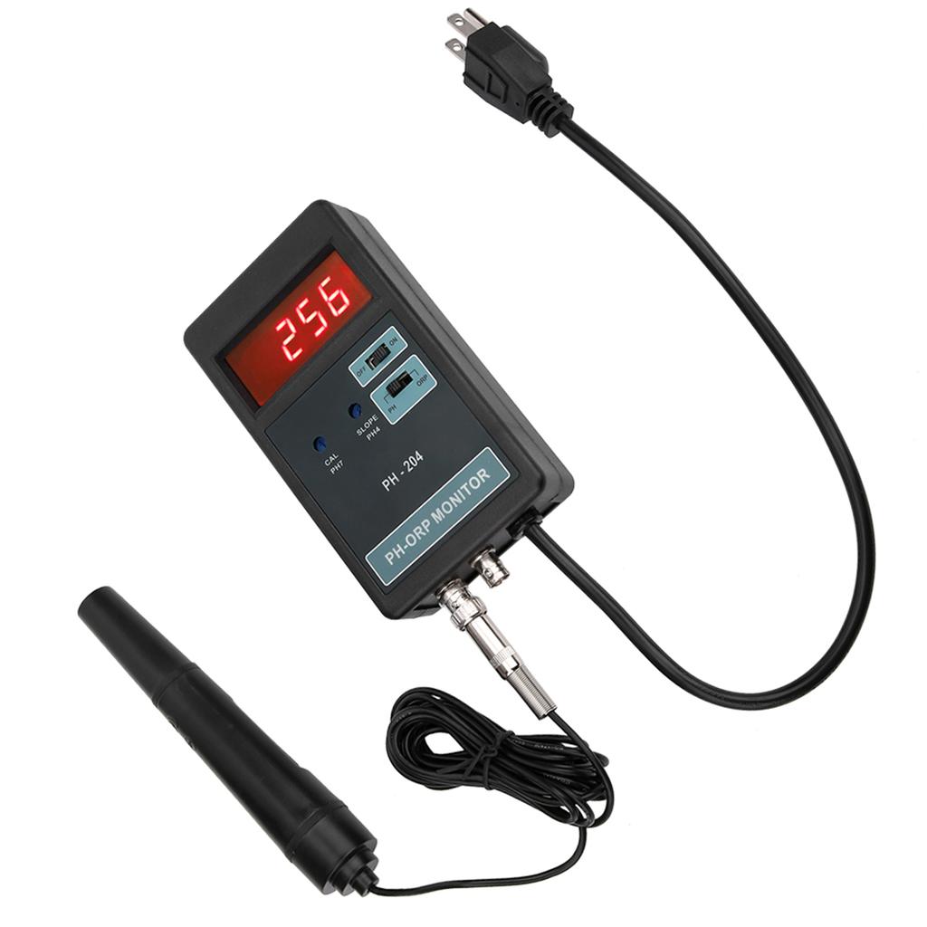 Digital LED Display PH ORP Temperature Control Monitor Meter Tester Monitoring EquipmentUS Plug 110V