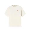 Comfortable Casual Simple Letter Print Round Neck Pullover Short Sleeve T-Shirt Men Tops Vanilla-White 172521128-1