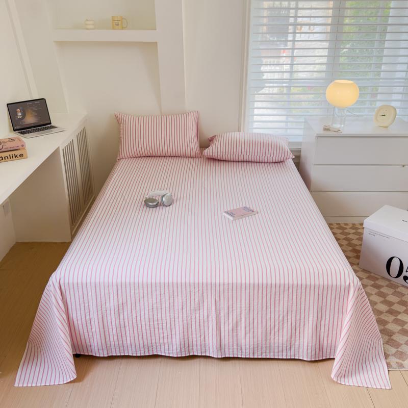 100% хлопок простыня в полоску простыня для кожи постельное белье для взрослых и детей простыни sabanas para cama (Нет наволочки)