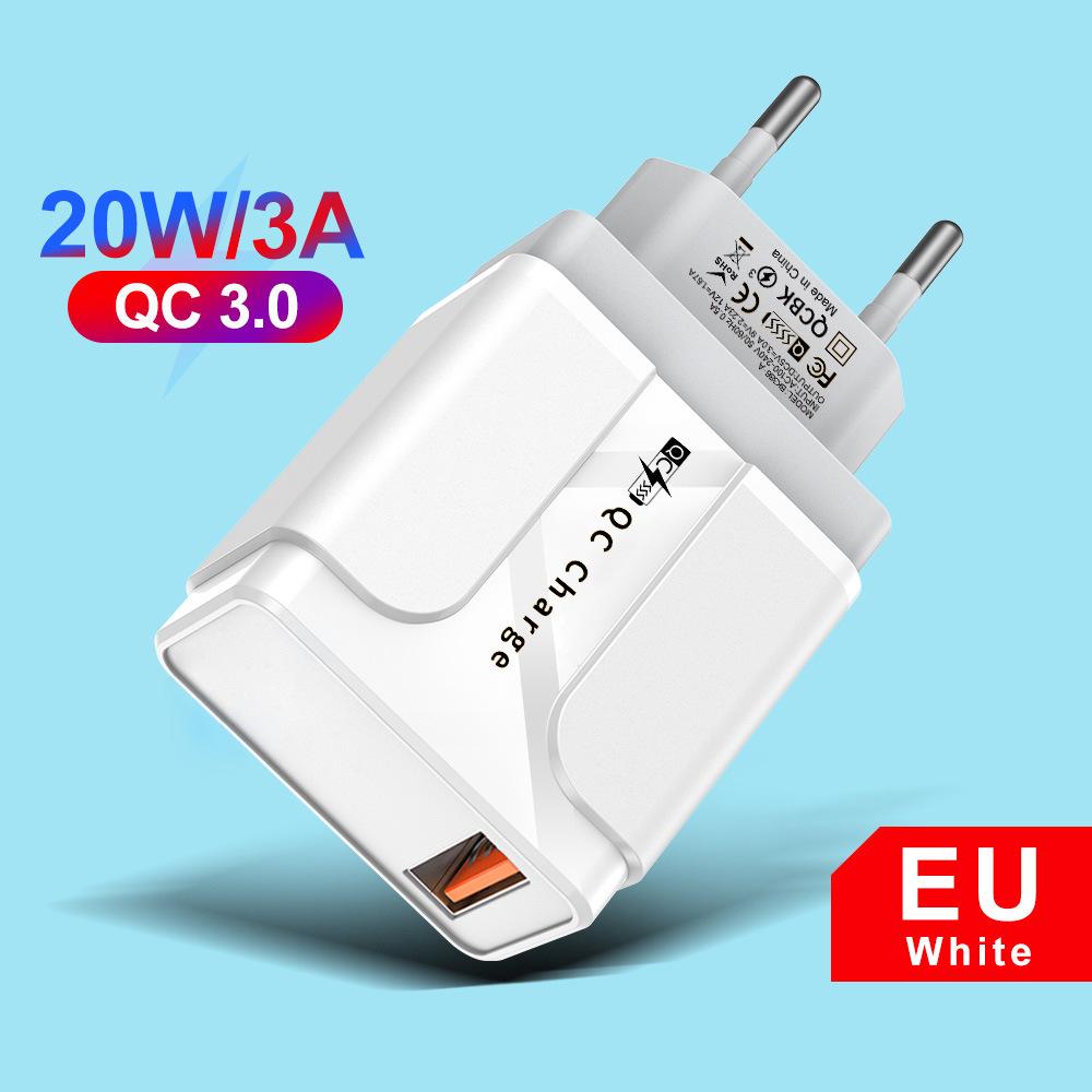 Быстрое зарядное устройство GaN с несколькими портами PD33W QC3.0 - 9В/12В Европейский стандарт