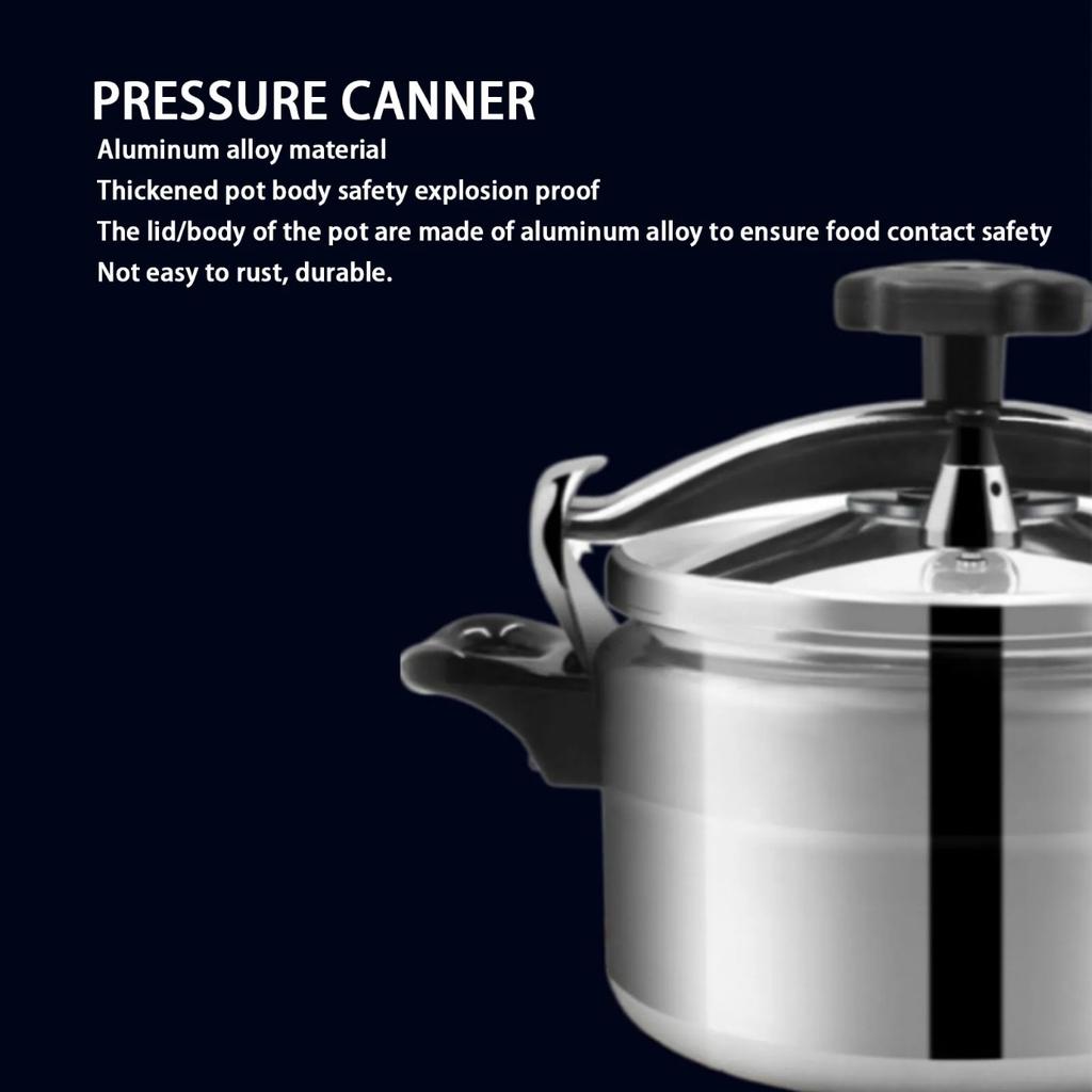 3L/4L/5L Aluminum Alloy Pressure Cooker, Explosion Proof Large Capacity Pressure Cooker for Gas Stove Home