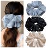 French Style Elastic Scrunchies Cloth Pearls Hair Rope Temperament Women Hair Scrunchies Women