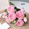 Supplies Home Ornament Wedding Party Decoration  Rose Bouquet Artificial Flowers  Silk Peony