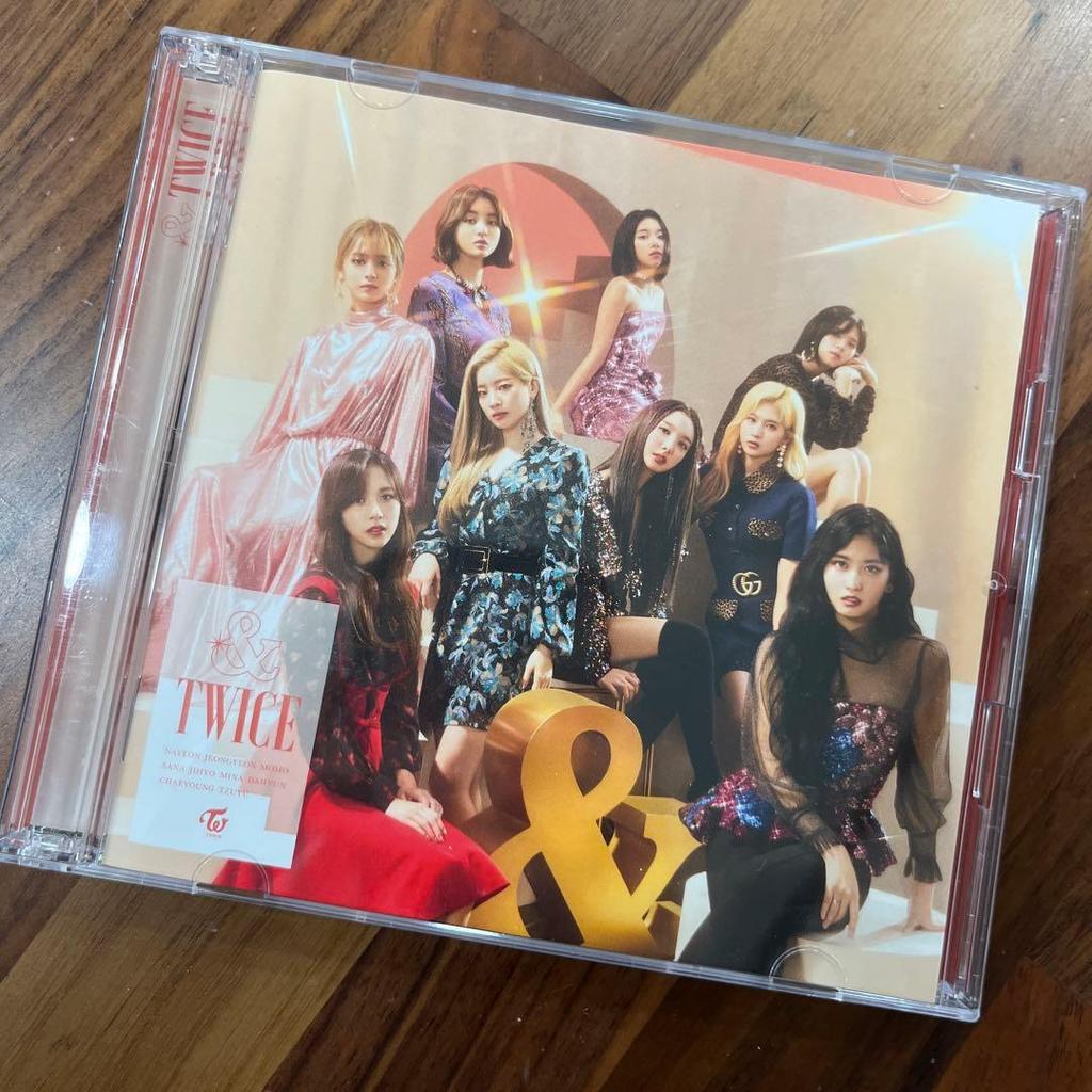 [USED] &TWICE LIVE DVD included, 2-disc set