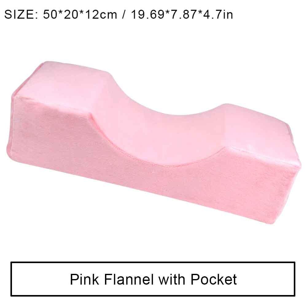 Подушка для наращивания ресниц, мягкая прививка ресниц, макияж, салон, пена с эффектом памяти, поддержка шеи, профессиональная с карманом