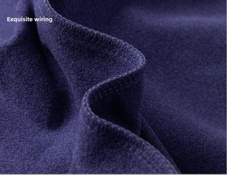 Мужской комплект термобелья из немецкого бархата - утепленный топ с длинными рукавами и брюки для зимы и осени