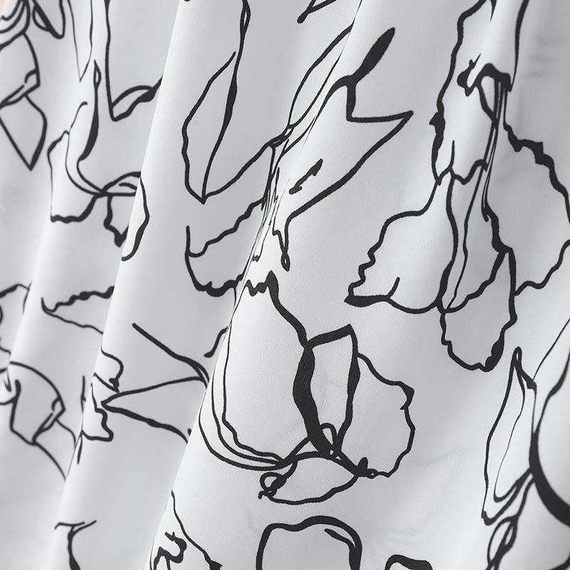 ZANZEA Женская повседневная летняя блузка с круглым вырезом и коротким рукавом с принтом