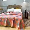 Decorative Bed Cover Blanket Ethnic Cotton Gauze Bedroom Bedspread On The Bed Double Quilts King Size Bed Comforters 220*240cm