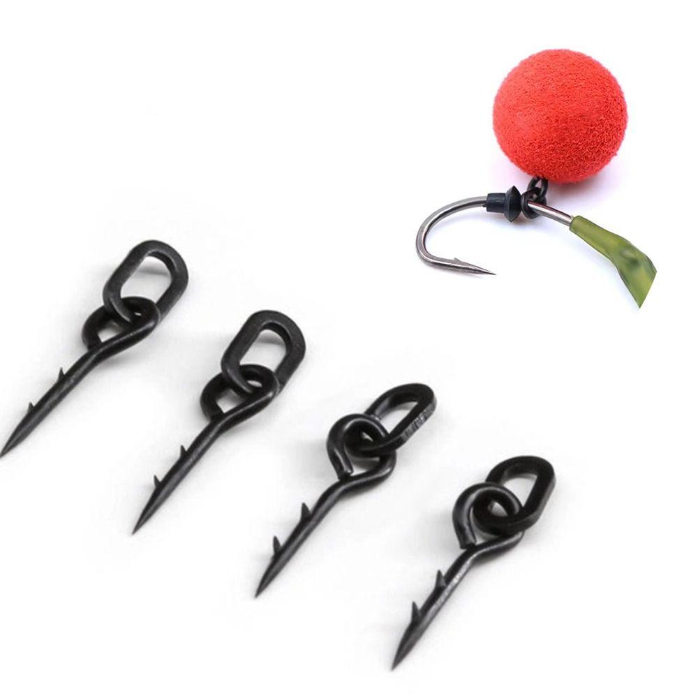 20pcs With Hook Barbs Carp Fishing Accessories Maggot Pin Hair Rig Method Feeder Freshwater Fishing