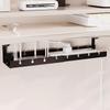 No Drilling Under Desk Cable Management Tray Heavy Duty Under Desk Cable Shelf  Workplace Setup