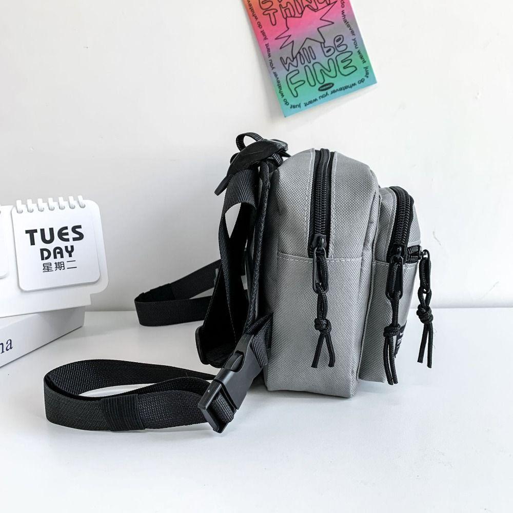 Мужская сумка-жилет большой вместимости из ткани Оксфорд, мессенджер через плечо, унисекс