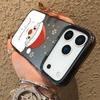 Подглядывающий Санта и Рождественский узор IMD Чехол для iPhone 17 16 15 14 Pro Max 13 Ударопрочная Твердая Крышка с Постоянным Дизайном