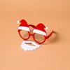 Christmas At Home Party Glasses Santa Beard