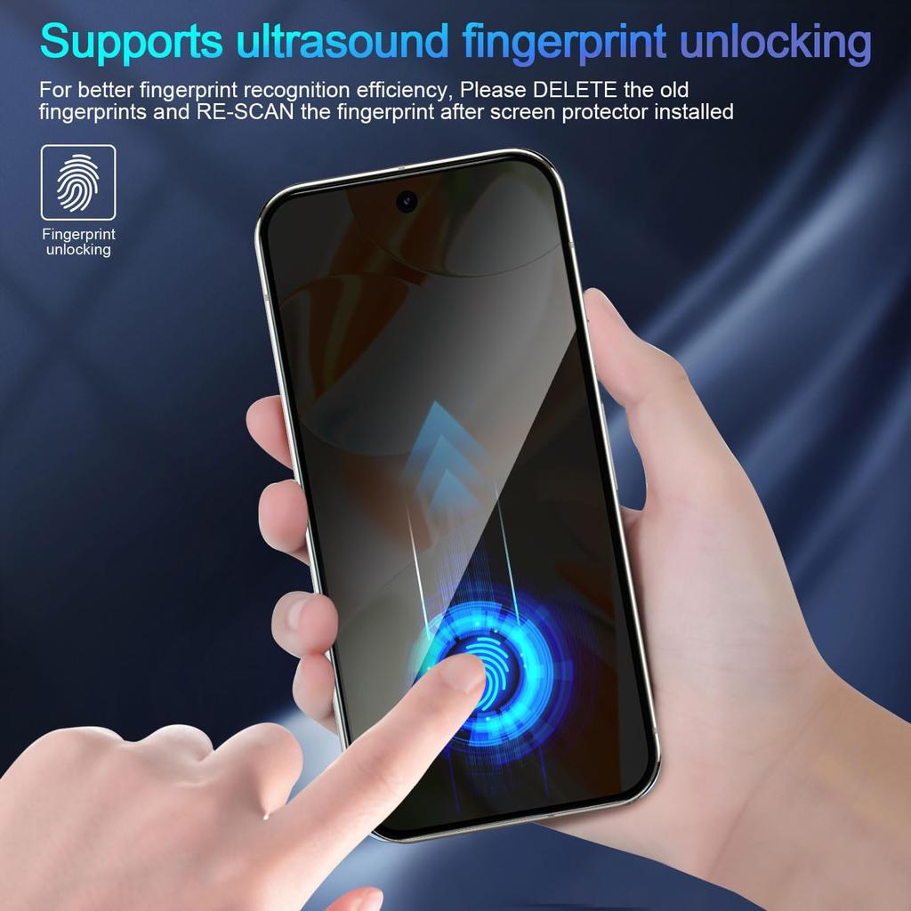 4 шт. Премиальное закаленное стекло для Samsung Galaxy S26 S25 Edge S24 Ultra S23 S22 S21 Plus FE Note20 Защитная пленка для экрана Стекло для разблокировки по отпечатку пальца