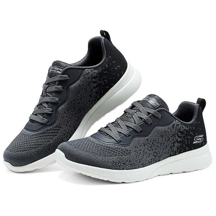 Skechers Bobs Sport Мода Удобные Низкие Повседневные Кроссовки Женские Черные 117601-BLK