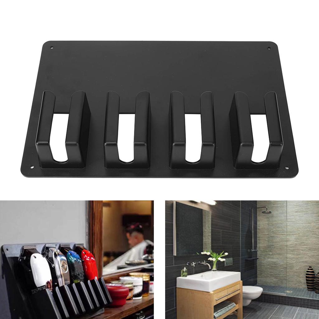 Держатель для машинки для стрижки волос 4 слота предотвращает скольжение стойка для хранения парикмахерской машинки для стрижки волос для парикмахерской