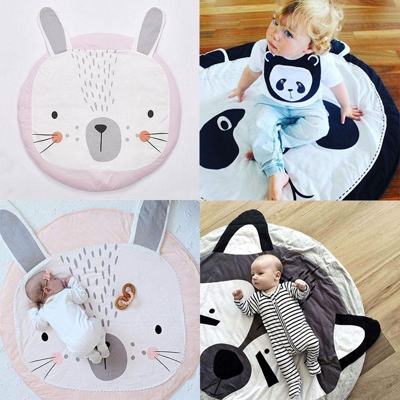 Принт лисы Животные Мягкий игровой коврик для объятий для развития младенцев и взаимодействия родителей и детей