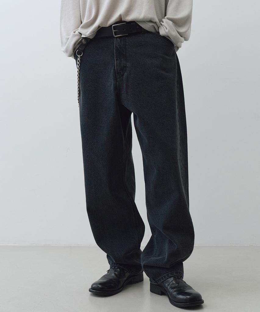 BIG UNION Curved Denim Pants (Black)