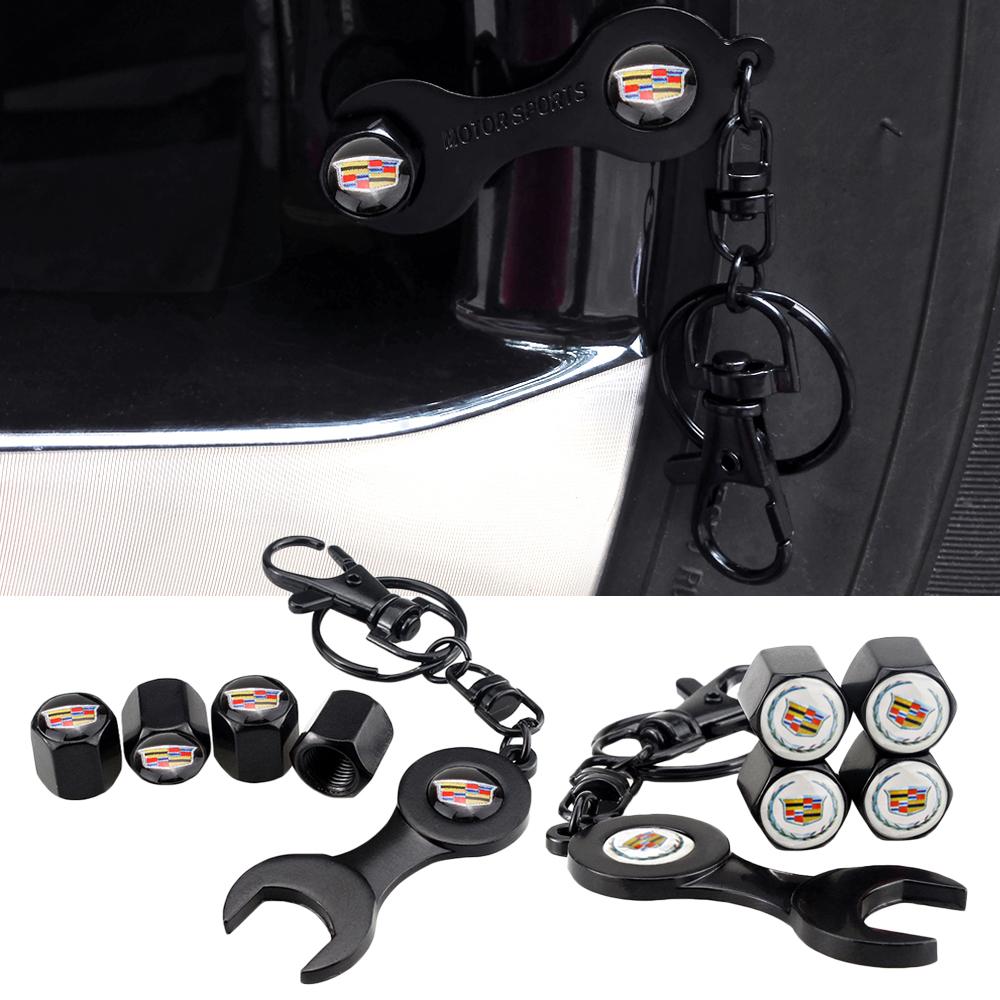 For Cadillac NN01Car Tire Valve Cover Stem Caps for Cadillac Escalade CTS ATS Eldorado SRX Deville BLS XT4 XT5 XT6 STS XTS SLR XLR CT4 CT5 CT6