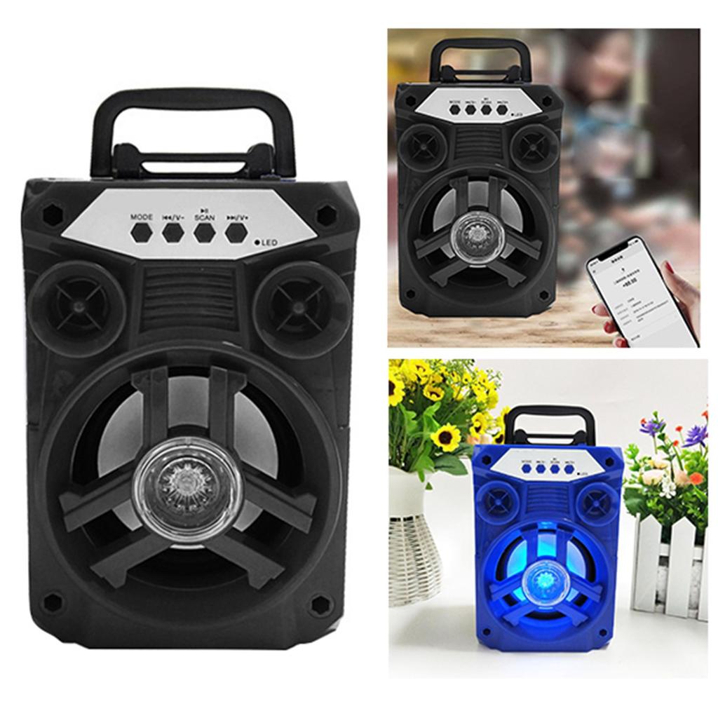 Bluetooth Speaker Support Memory Card U Disk FM Portable Wireless Speaker with Microphone 10W