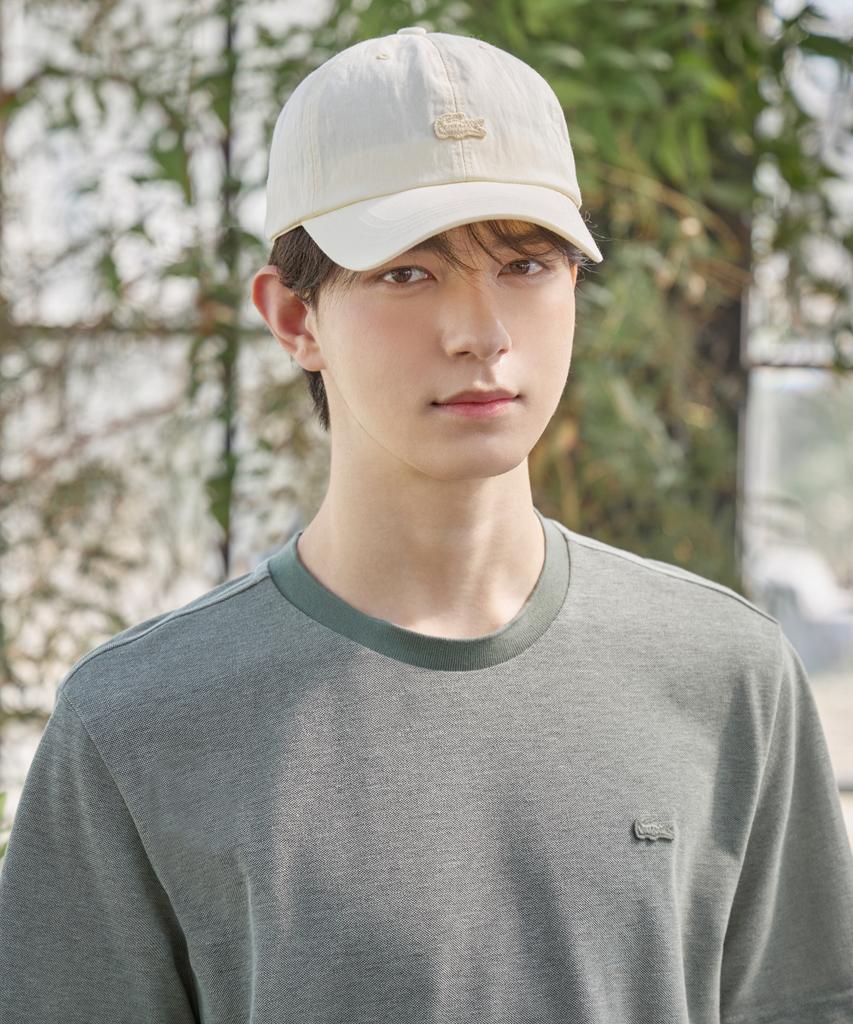 LACOSTE Унисекс Стильная Базовая Кепка-Бейсболка с Тиснением под Крокодила Rk209E-56G 107