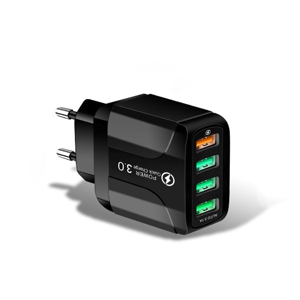 PD33W QC3.0 Многопортовое 65 Вт GaN Быстрое зарядное устройство, 9В/12В, Европейский стандарт