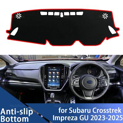 Для Subaru Crosstrek Impreza GU 2023-2025 Накладка на приборную панель автомобиля Защита от света Коврик на панель приборов Ковровые аксессуары