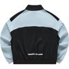 Fila Fusion Весна 2024 Новая вязаная куртка с длинным рукавом Модная куртка с цветовыми блоками и вставками Мужские куртки Черный T11W411501F-BK