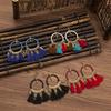 Vintage Fringed Earrings Handwoven Earrings Yunnan Travel Accessories Women'S Style Jewelry