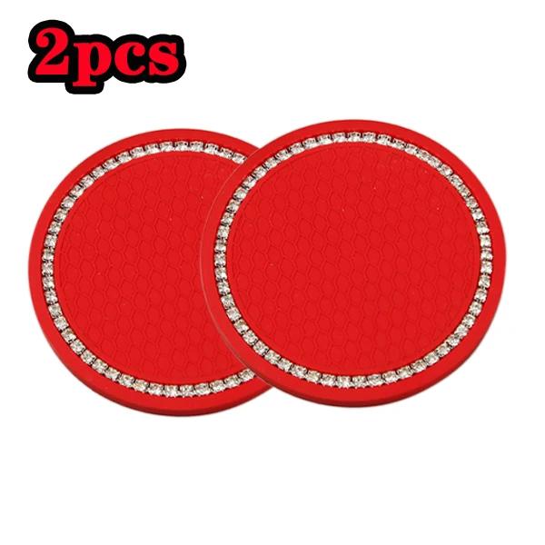 Подставка под стакан для воды, держатель для бутылок, противоскользящий коврик, силикагель, водонепроницаемый для украшения интерьера, аксессуары для стайлинга автомобиля