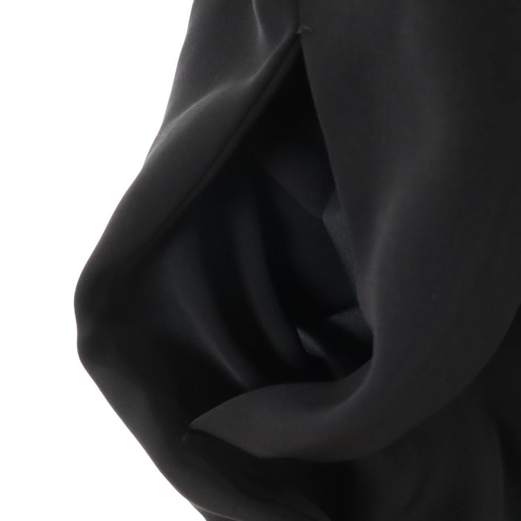 ENFOLD Французский рукав Защип Водолазка Длинное платье 36 Серия черного Женский Б/У