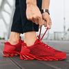 Мужские уличные кроссовки для бега Tenis Masculino на толстой подошве, вулканизированные, дышащие, трендовые, красные, высококачественные спортивные тренировочные кроссовки
