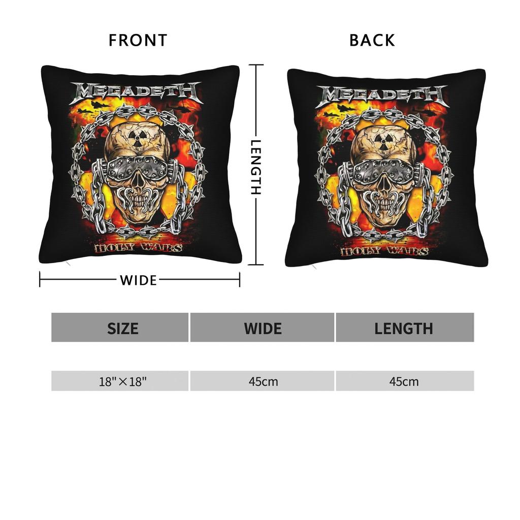 M-Megadethed Band Pillowcases Kawaii Pillow Case For Wedding Party Home Decor Print Pillow Cover