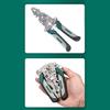 Efficient Wire Stripper Pliers with Folding Capability and Pulley Design Cable Crimping Cutter for Enhances Portability