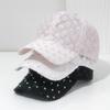 Lightweight Summer Baseball Cap Flower Embroidery Outdoor Sun Hat  Female Fashion